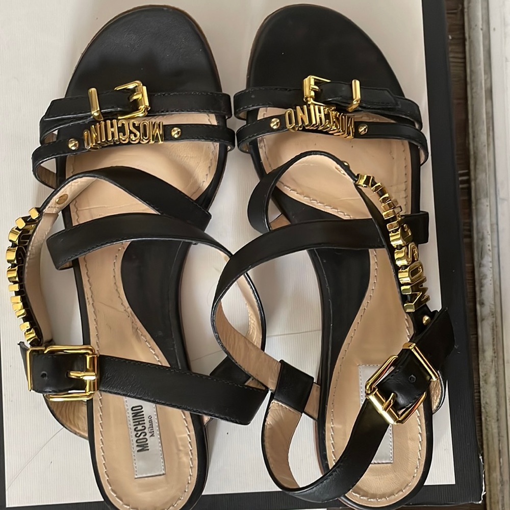 Moschino Milano Sandals - Worn 10 times or less